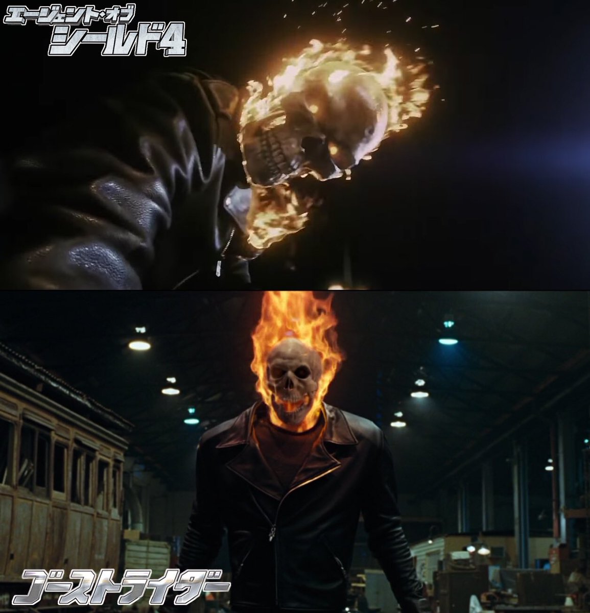 のあと Pa Twitter エージェントオブシールド4で登場したジョニー ブレイズ版ゴーストライダー クェンティンカーニバルの設定とかも原作に則ってabcスタジオが小ネタを挟んでるだけだけどhuluでロビー レイエスの元にニコラス ケイジ ジョニー ブレイズ の客演