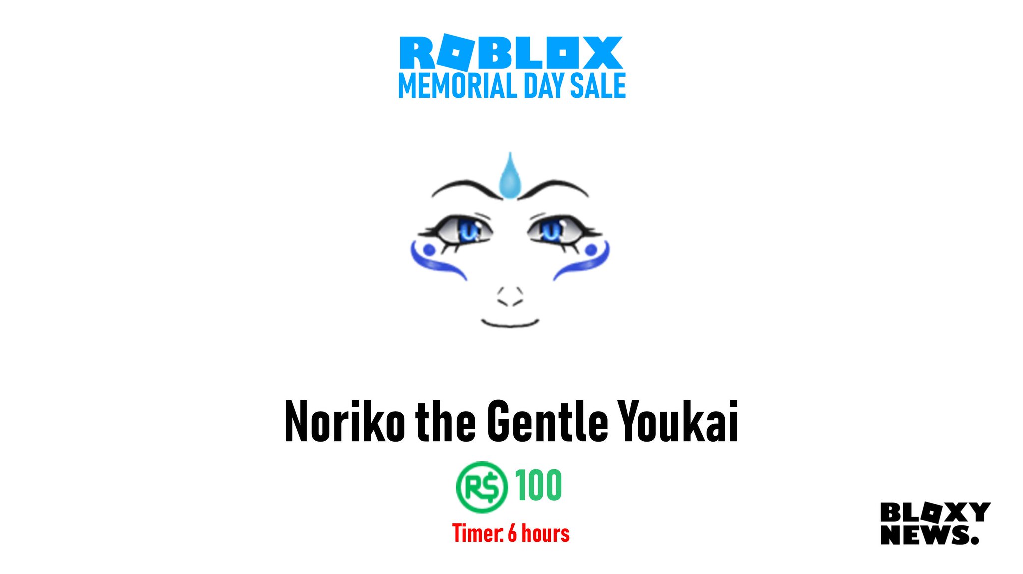Bloxy News On Twitter Sometimes Things That Appear One Way Are Not As They Seem Roblox Memorialdaysale Noriko The Gentle Youkai Face Https T Co 5hjosbcrjb Timer 6 Hours Https T Co Hbl7elhhzz - noriko the gentle youkai face roblox