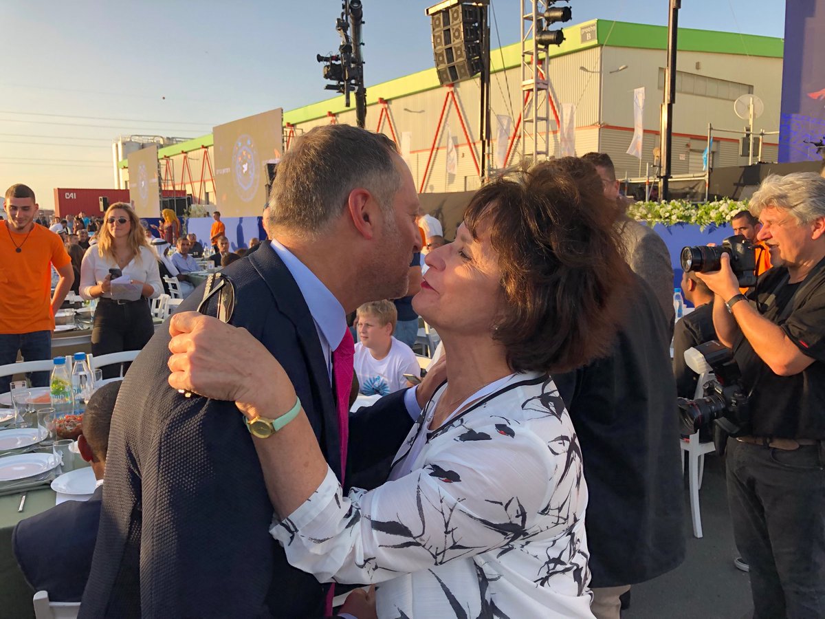 Delighted to join friends celebrating Iftar with @sodastreamCEO in #Beersheva.  Muslims, Jews and Christians together - an island of peace under desert sky in Israel!