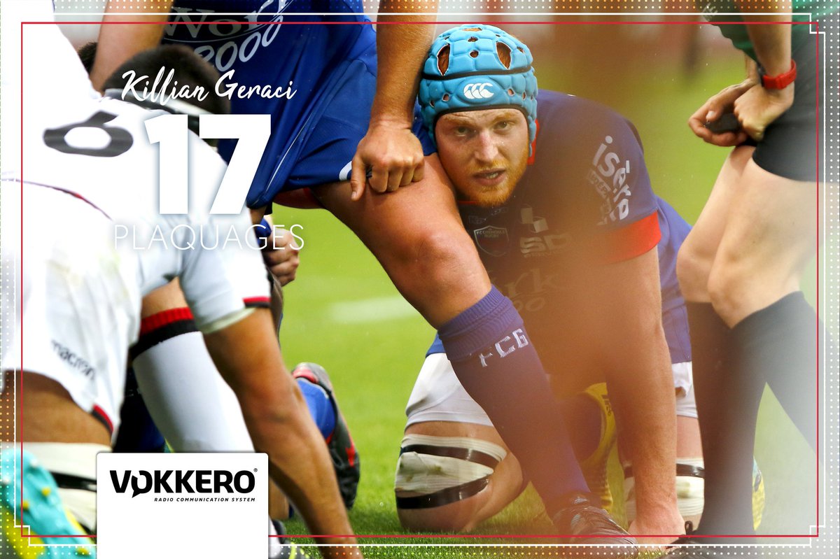 FCGrugby's tweet image. Killian Geraci a été le plaqueur le plus efficace du derby, avec 17 plaquages réussis

#AllezFCG #FCGLOU #EnsembleJusquAuBout