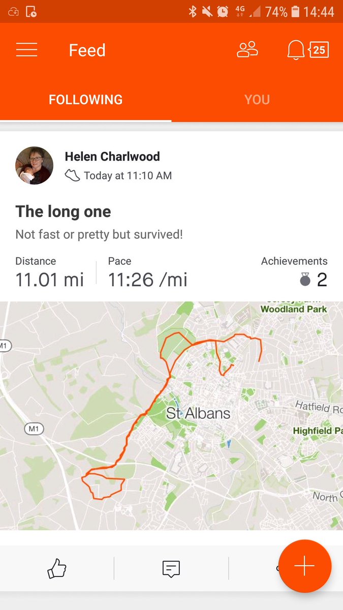 HCharlwood's tweet photo. Gave the @MeningitisNow #TeamTangerine running vest its first airing today - final long training run for @StAlbanshalf. Not fast or elegant but 11miles done!
#icelollyrun #cantmissme
#RunningforPosy #PosyLyonsForeverFund
https://t.co/uQcQFT2X0U https://t.co/tBYlilk5S9