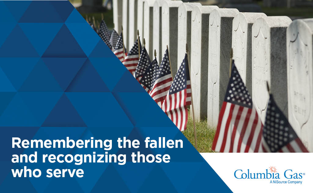 ColumbiaGasMD's tweet image. From all of us at Columbia Gas, have a safe #MemorialDay. Let’s all take a moment to remember the fallen and thank those who have fought for our freedoms.