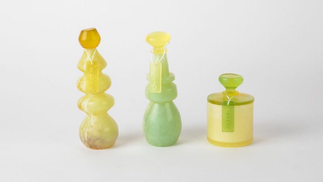 Designer Mi Zhou Milan 2019: Rethinking soap as a plastic free packaging material #Sustainability #PlasticReduction #MilanDesignWeek19 :  da-is.us/2Kz8O0v #mdw19