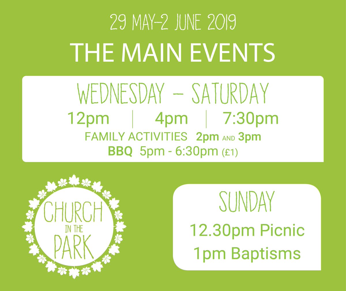 The big picture!
This week's main events at #CITP