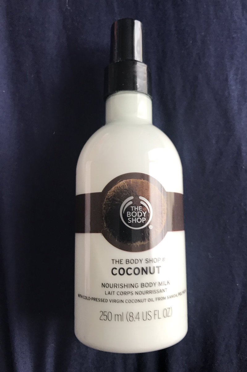 Psoriasis_Me's tweet photo. Has anyone tried coconut body milk? fom @TheBodyShopUK was thinking of putting this on after a shower and bath, will let you know how I get on with it. #psoriasisandme https://t.co/YqB5GlpdmI