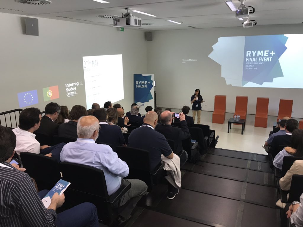 aroundeuropeadv's tweet photo. Starting now the final event of @Sudoe5 project @RYMEplus. Very pleased with this project results (specially with the results of the SME internacionalization process and the commercial relationships already established with Uruguay, Brasil, USA and Israel https://t.co/C17fRlgjsE