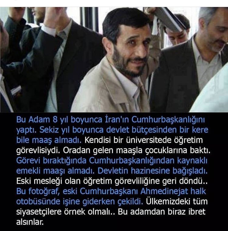ÖRNEK CUMUBAŞKANI AHMEDİNEJAT