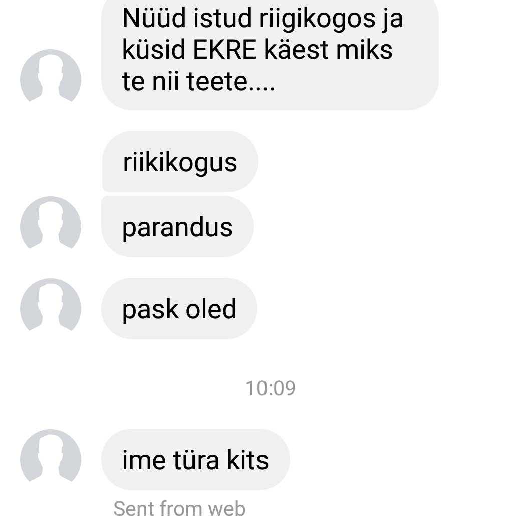 PRB_Raimond's tweet photo. Rahvas on rääkinud. https://t.co/ssMPLSzwRh