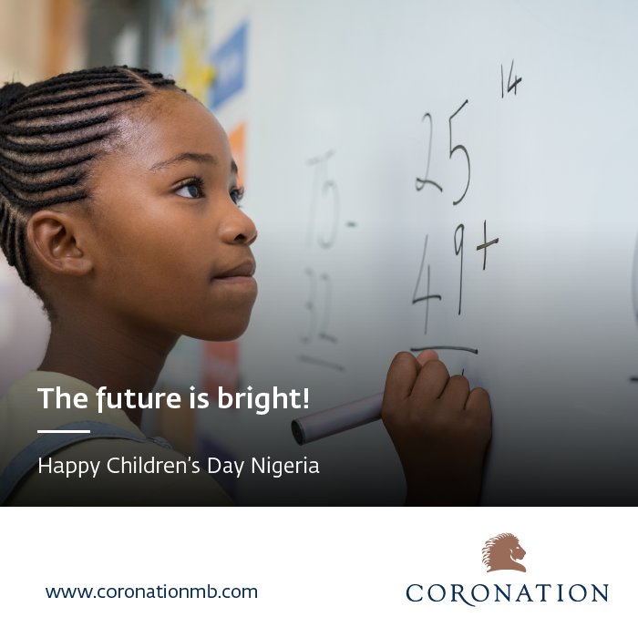 coronationmb's tweet photo. Happy Children's Day!
From all of us at Coronation Merchant Bank.
#coronationmb #childrensday #localexpertise #investmentbanking #worldclasssolutions https://t.co/apkXr1QQNx