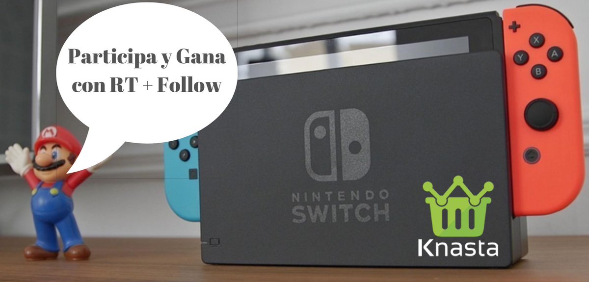 knasta_cl's tweet image. RT y follow! Así ya estarás participando por la Nintendo Switch 🎮 que @knasta_cl tiene de regalo para ti. Cotiza en knasta.cl este #CyberDay2019 y obtén las mejores ofertas de todo Chile.