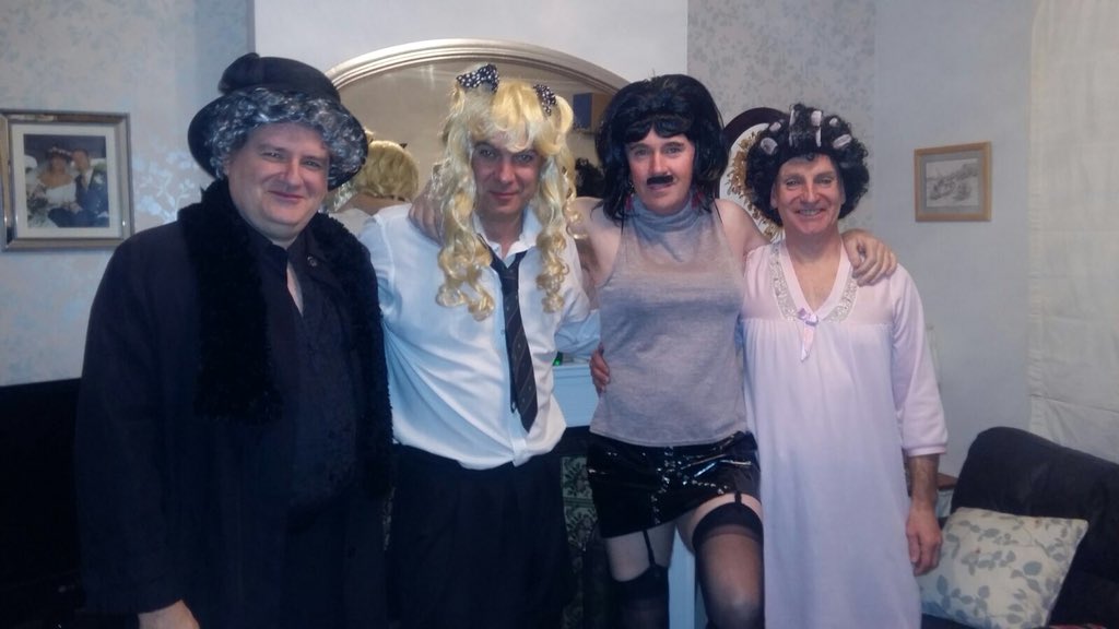 Our tribute, poor mans version but good fun turning up to fancy dress party!!!