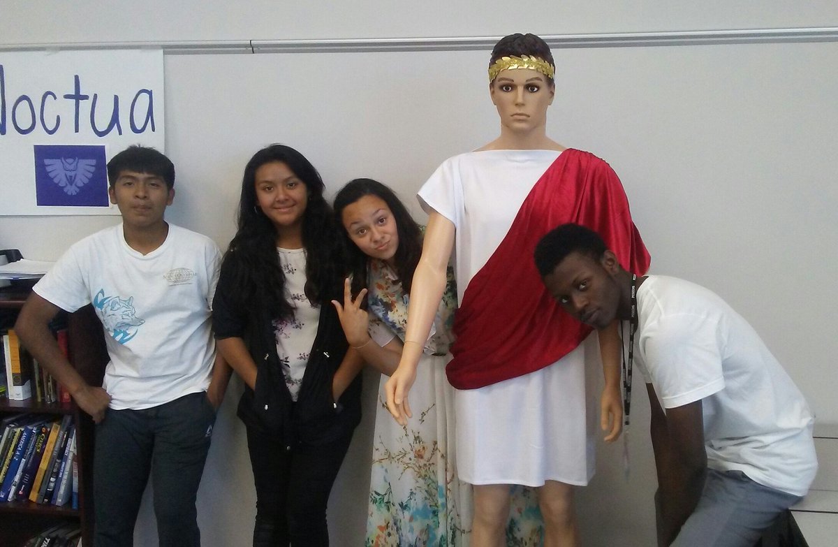 Welcome the newest member of our World History classroom! All hail... Julius Cesear!!