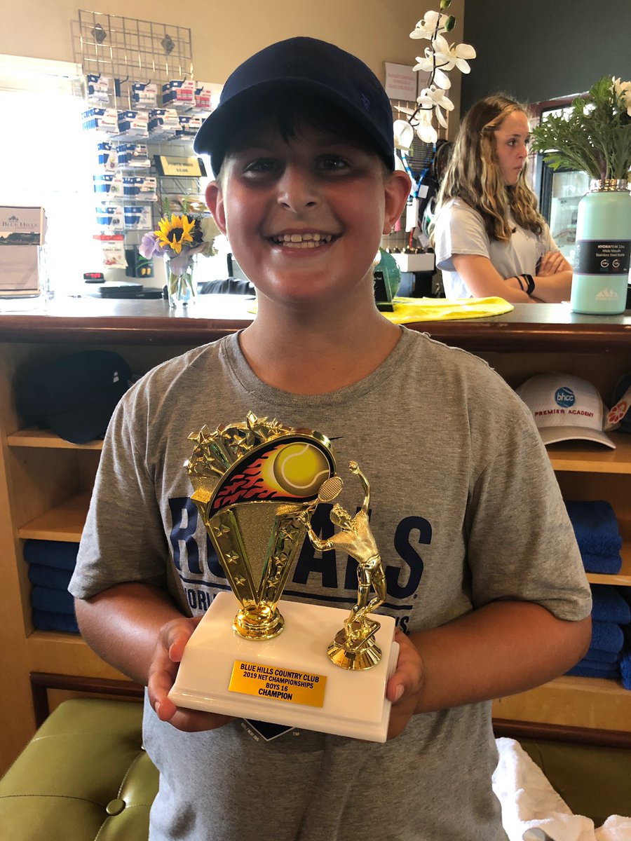 EliteTennisClub's tweet photo. Congratulations to Elite’s Ishaan and Jonah Stolte In their tournaments yesterday! Ishaan won 4th place in Little Mo Southern regionals in Dallas (9s section) and Jonah was the NET Championships Boys 16 Champion! 🎾💙🏆 https://t.co/EhMFM0vNi2