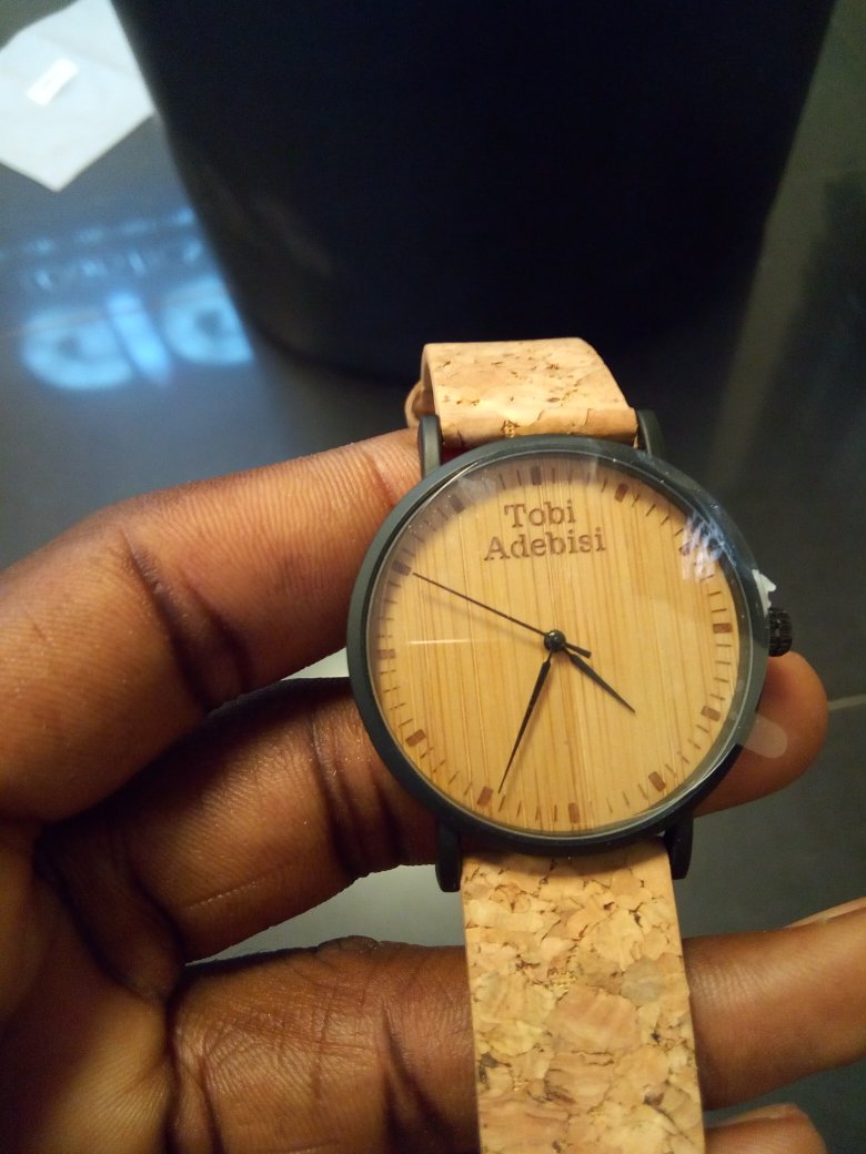 Glamacc_ng's tweet photo. It's #GLAMACC o'clock. Check out this E-19 timepiece from our collection, made from the high quality &amp; eco-friendly cork fabric.

Don't you just love the dial engraving? It's not just about the time, it's what the time says.

Kindly RT @Marrgarritah @IyawoThickaBody
@Sandymonajj https://t.co/RJs6BwIbv4