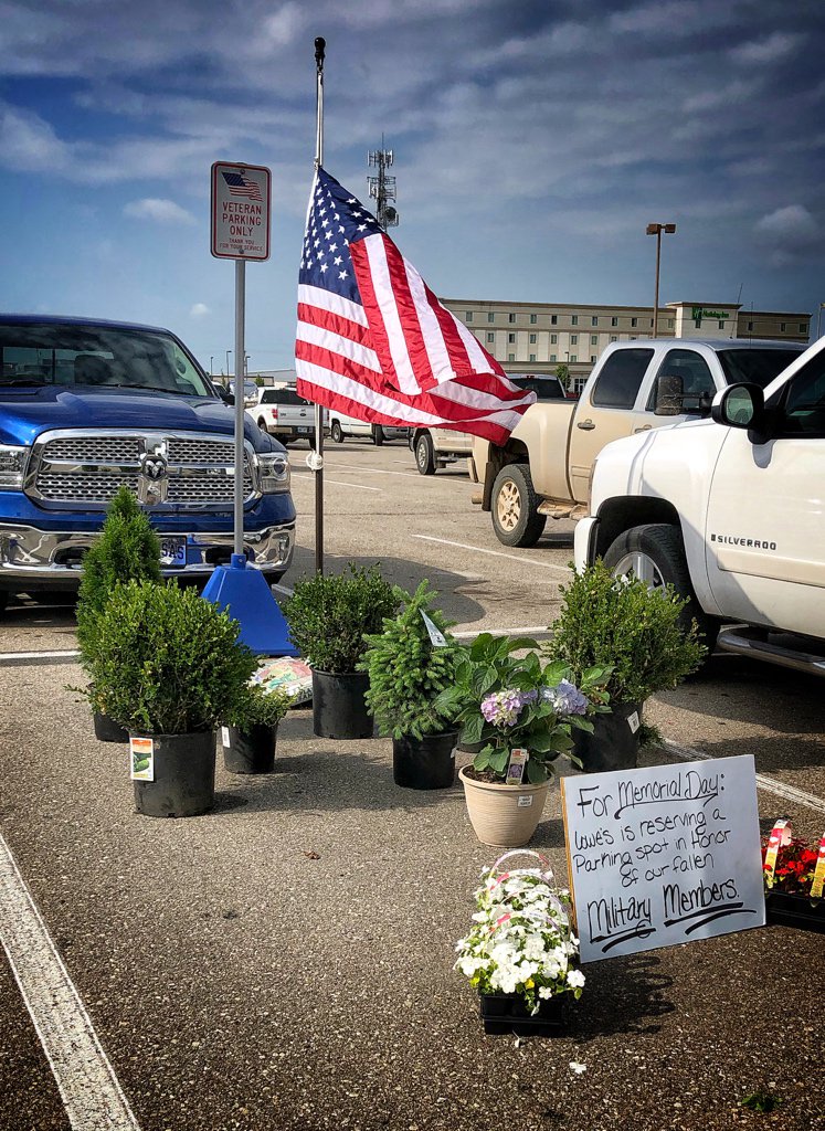 Thank you for doing this <a href="/Lowes/">Lowe's</a> 

As a veteran it made me smile.