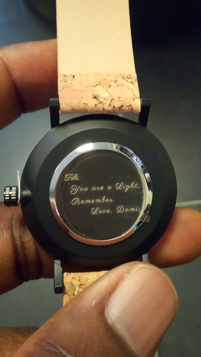Glamacc_ng's tweet photo. It's #GLAMACC o'clock. Check out this E-19 timepiece from our collection, made from the high quality &amp; eco-friendly cork fabric.

Don't you just love the dial engraving? It's not just about the time, it's what the time says.

Kindly RT @Marrgarritah @IyawoThickaBody
@Sandymonajj https://t.co/RJs6BwIbv4