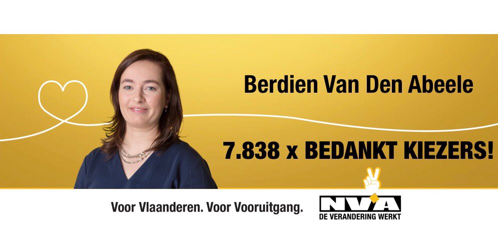 Proficiat <a href="/Berdien87/">Berdien Van Den Abeele</a> ! Dank aan alle kiezers! Extra dank aan onze militanten!