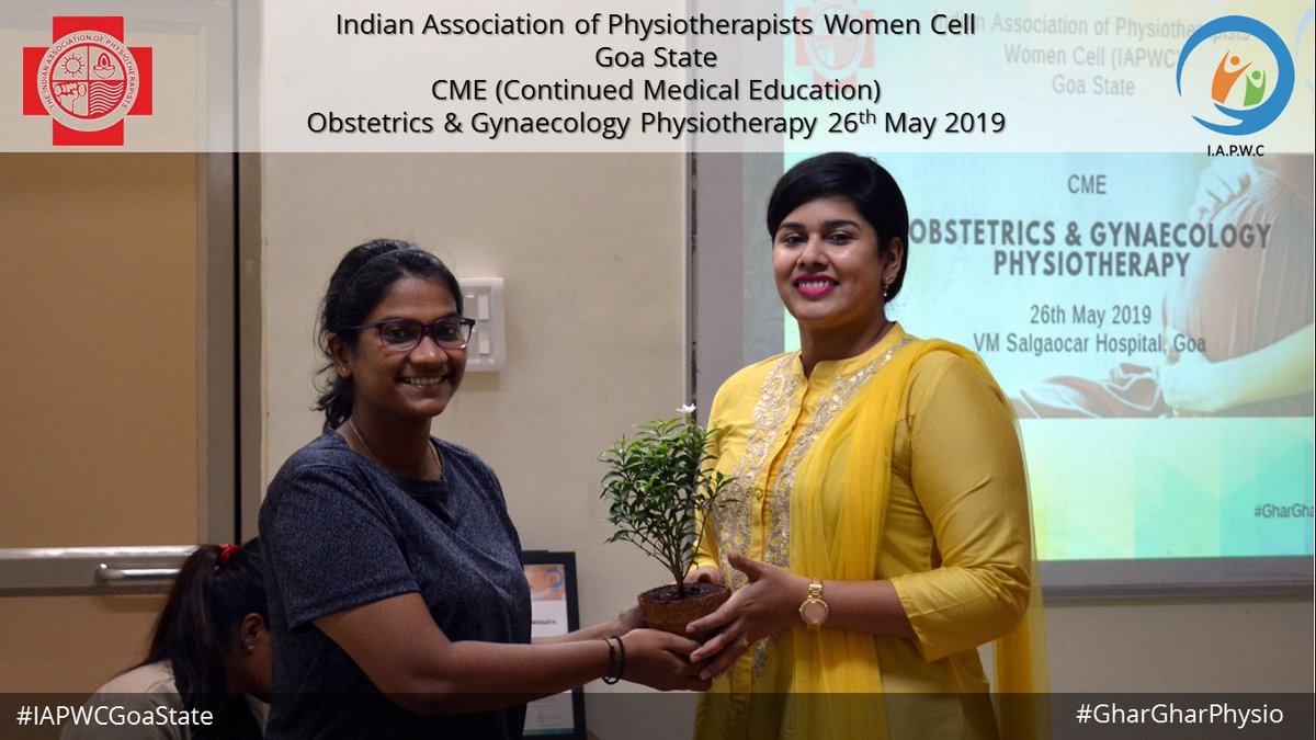 Curamos_Physio's tweet photo. The Delegates of the CME organised by #IAPWCGoaState were presented with #PottedPlants as a token of welcome; stressing on our #GreenInitiative practices inching towards #PaperLess and #PlasticLess operational activities.
#IAPWomenCellGoa #IAPWCGoa https://t.co/GumAcUO8Li
