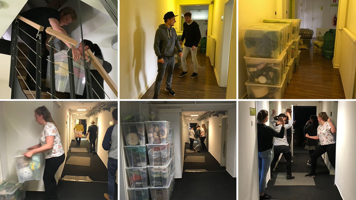 ncshortservice's tweet photo. #NcFit
Als Ausgleich zu unserem Kuchenkonsum (wir berichteten früher) gibts auch Fitness-Training im NC-Style: 70 Kisten Deko-Material wollen aus dem Lager in die Foto-Halle verbracht werden. https://t.co/QvmyskamLp