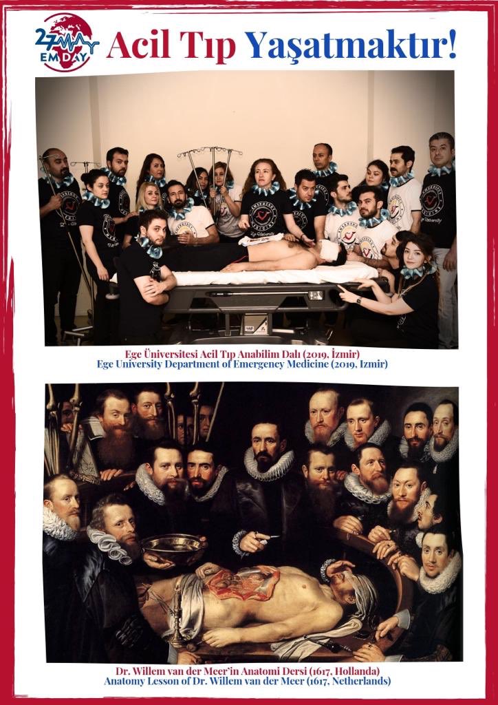 "Hocam Amsterdam Üniversitesi'nde batın yaralanması var, sıralı sevkle size geliyor" (temsili)
#EmergencyMedicineDay 
#EgeAcilTıp 
#AcilTıpYaşatmaktır