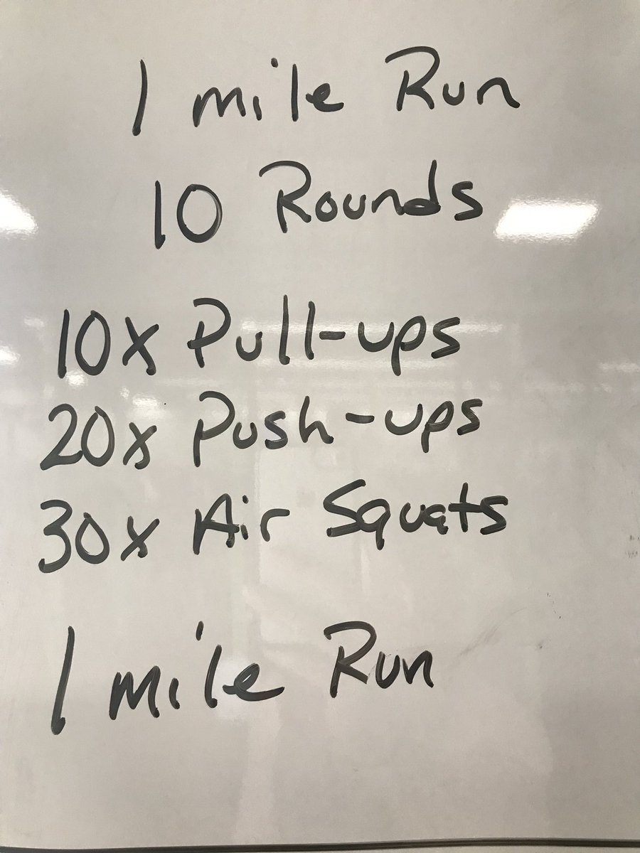 KC4UTIA's tweet photo. Incredible #MurphChallenge morning w/ my crew! #MemorialDay2019 #1milerun #100pullups #200pushups #300squats #1milerun #Service #Sacrifice https://t.co/9nhUsXqbgC