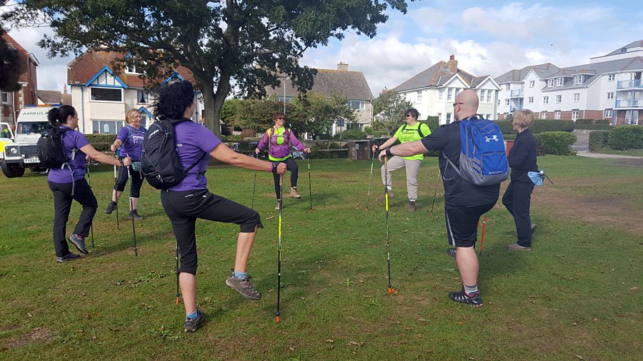 When #NordicWalking you can burn 20–40% extra calories by using the poles - this can really help with weight loss