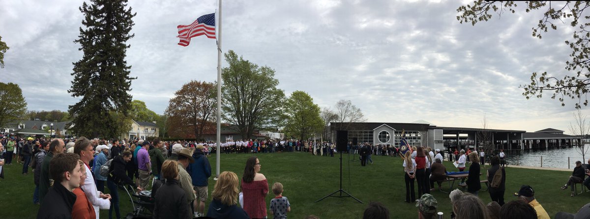 Memorial Day ceremony 🇺🇸 #MemorialDay #Thankful #HarborSpringsMI