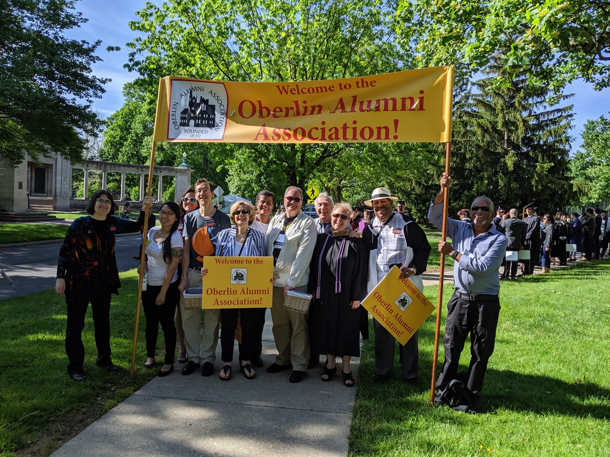 DanielleObies's tweet photo. Thank you members of the Alumni Leadership Council who helped welcome the Class of 2019 into the Oberlin Alumni Association! @oberlincollege @oberlinalumni #obiecrw https://t.co/fjbGgvUM52