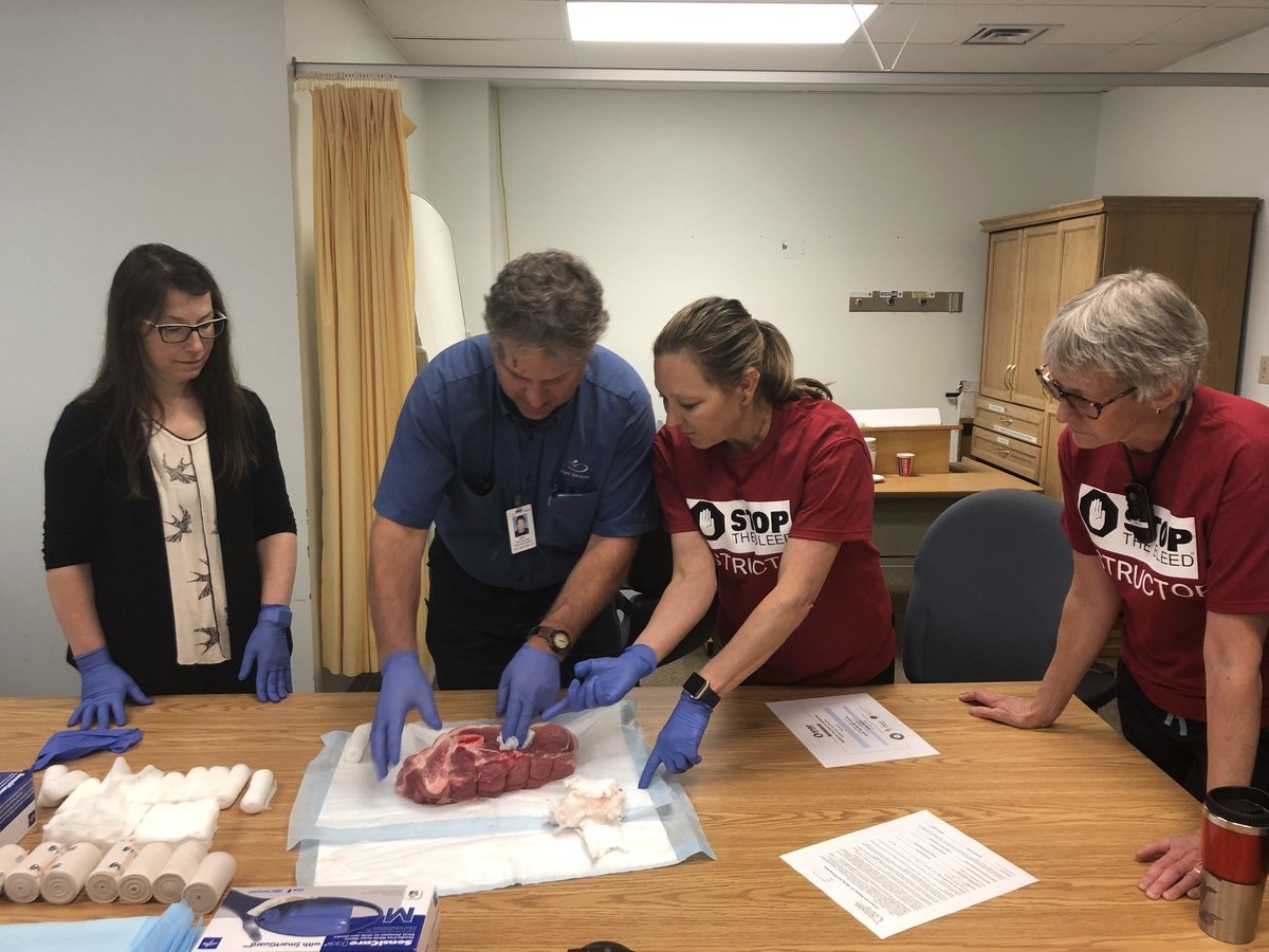 Interior_Health's tweet photo. Elk Valley Hospital was one of three Interior Health sites to host a Stop the Bleed event on May 23, 2019. Read more at https://t.co/wEm53gQNxe #stopthebleed #elkvalleyhospital #Interior_Health #TraumaServicesBC #BCEHS #SoPEC #InterdisciplinaryTraumaNetworkBC https://t.co/rq592MU6pq