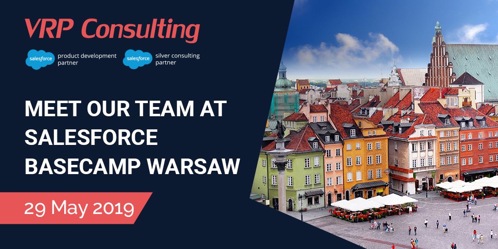 VRP_Consulting's tweet photo. Join us at #Salesforce #BaseCamp in #Warsaw!
Let's grab some coffee, talk about all the latest and greatest from Salesforce as well as what's in store for the future of Poland.
#VRPConsulting #VRPTeam #Poland https://t.co/UbkQyEkJfp