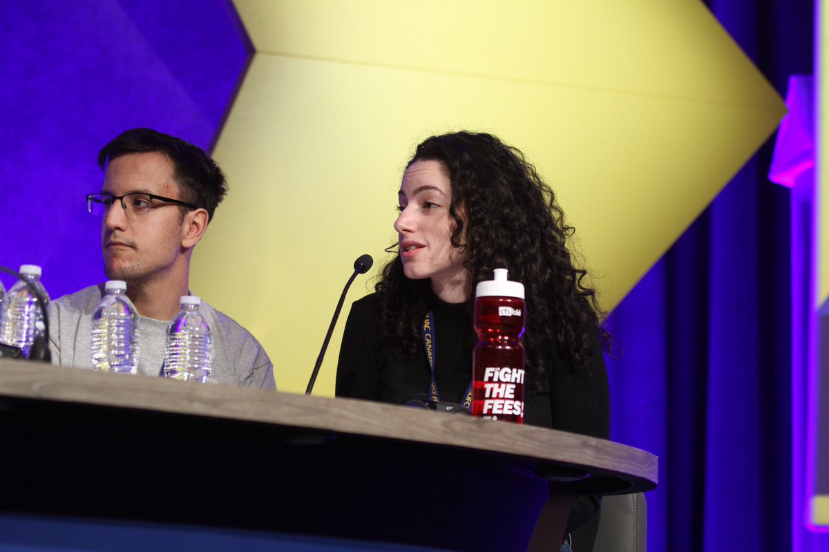 UFCWCanada's tweet photo. Great panel discussion on Young Workers & Equity at #UFCWPower. This panel is facilitated by the talented @nouralideeb. #UFCW #Canlab https://t.co/yFdkVoaEvR