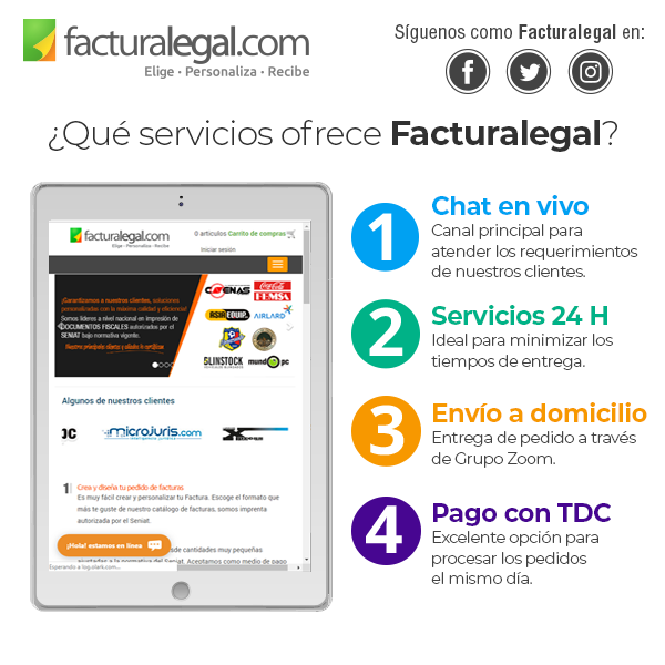 FacturaLegal's tweet photo. En #facturalegal te ofrecemos múltiples servicios para que tu experiencia de compra sea única:
✔Chat en vivo⠀⠀⠀⠀⠀⠀⠀
✔ Servicio 24 Horas
✔ Envío a domicilio⠀⠀⠀⠀⠀⠀⠀⠀⠀
✔ Pago con TDC 💳 ⠀⠀⠀⠀⠀⠀⠀⠀⠀

¡Visítanos! https://t.co/iMpY0yzfgT https://t.co/IbV7tOpi4e