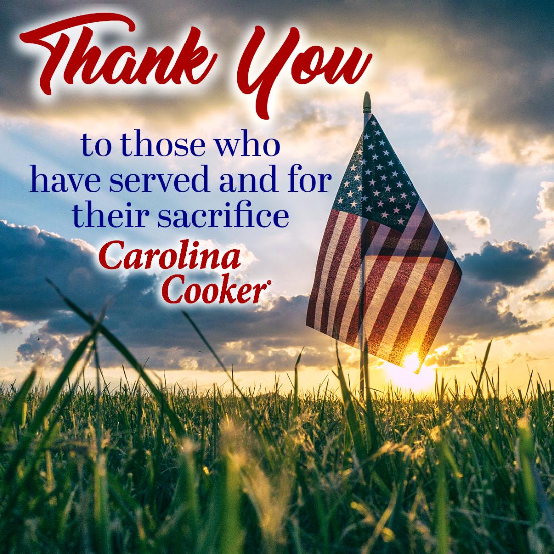 On this Memorial Day, no matter if you're cooking on the grill or spending time with family &amp; friends, please take a moment to remember what this day is about. Thank You to all those who have served &amp; given the ultimate sacrifice. 

Hope everyone has a safe Memorial Day holiday!