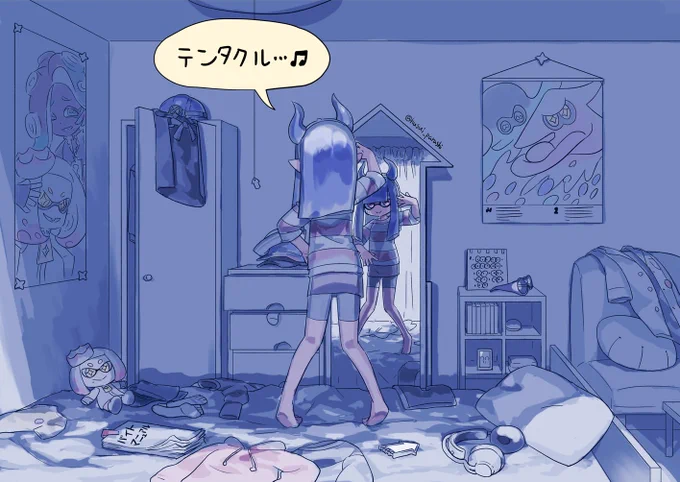 【スプラトゥーン2】鏡は今まで洗面所にしか無かったのを、新しく大きい姿見を買った。ワタシにもヒメちゃんみたいなパワーと自信が、少しでもついたらいいな…🦑
 https://t.co/KPf05qLS3i 