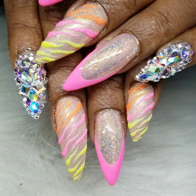 Nailbully's tweet photo. When you mix glitter and bright colors the options are endless! Have you booked your appointments for this week! Book online https://t.co/BmBKzoxeIs Come Get Bullied! #nailbully #nailbullybitch #justgotbullied #browardnails #ftlauderdalenails #hollywoo… https://t.co/1G5HYUMlZU https://t.co/aBKP9IyUQz