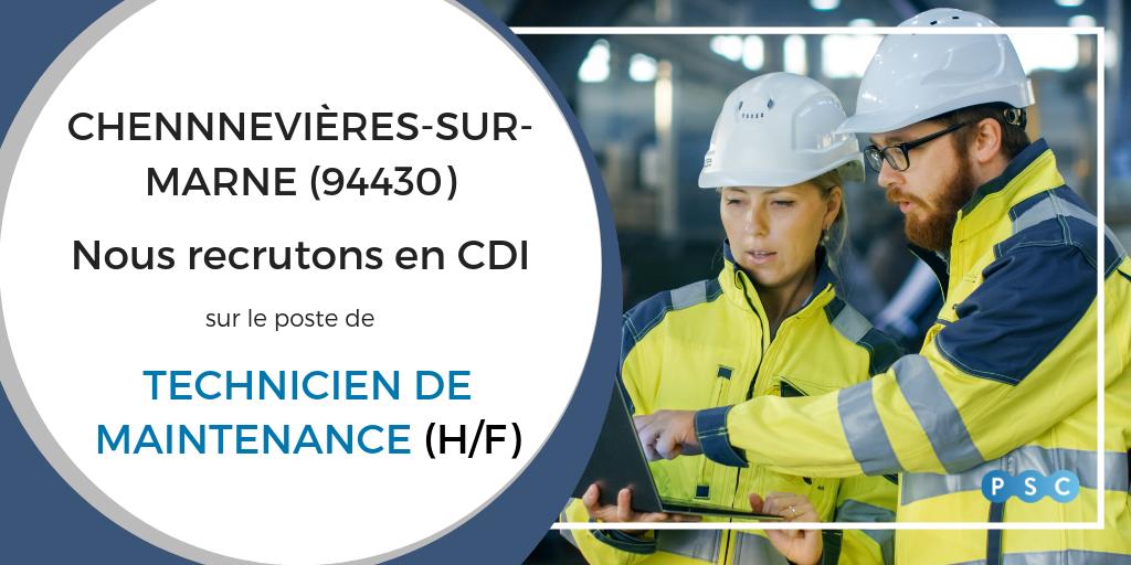 📢Nous recrutons en CDI sur le poste de Technicien de maintenance (H/F) sur le secteur de Chennnevières-Sur-Marne (94430)

Pour en savoir plus et postuler : groupepsc-recrute.fr/job/1518-techn… 

(Photo : merci à Gorodenkoff - Shutterstock.com) 

#CDI #emploi #technicien #maintenance