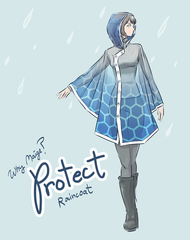 WhyMaige's tweet photo. Protect Raincoat Design Concept~

I knew the day would come when the Protect skill will be removed... but I will still miss it in a way even though it's deemed unnecessary already.

Tribute!! Thank you for protecting us through rain or shine <3

#FFXIV #FF14 @FF_XIV_EN https://t.co/PfdRK32Ngd