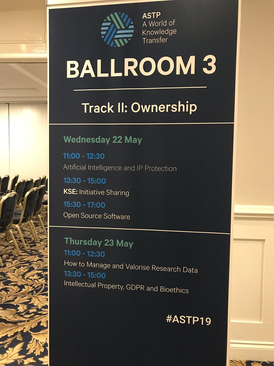healthtechtab's tweet photo. The HealthtechTAB attended the 2019 ASTP annual conference in Dublin!
We had the pleasure to present the TAB to TTOs from all over Europe at the KSE session and invite them to join us on the road to success.
Looking forward to working with you all!
#HealthTech #astp4kt #ASTP19 https://t.co/djpXdG856y