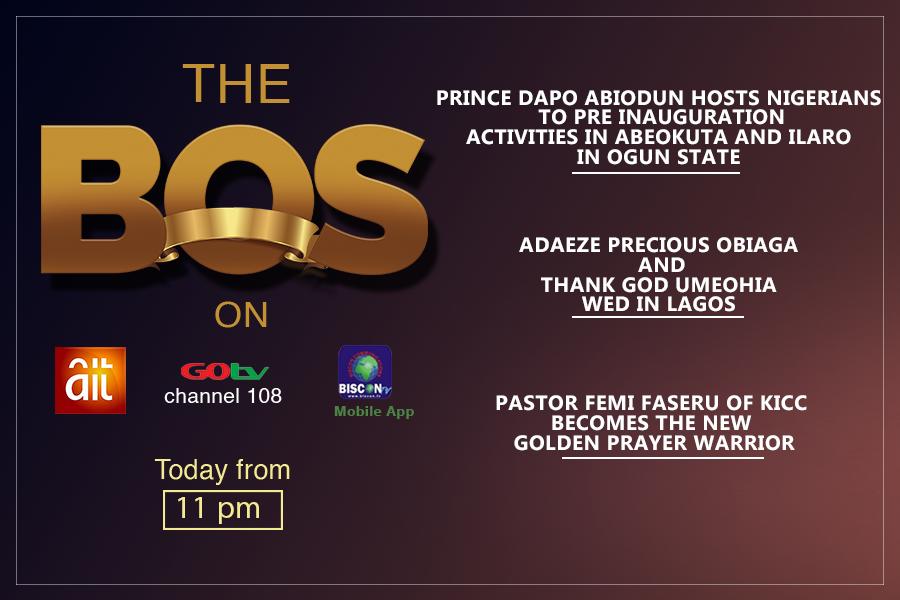 biscontv1's tweet photo. On BOS tonight from 11pm on Biscon TV, AIT,  GOTV Channel 108 and on mobile devices by downloading Biscontvlive on app store and ios. Are the following programs
#eventcoverage #biscontv #channel108onGotv #bisiolatiloshow #ogun #kicc #nigerianweddings #events #birthday #abeokuta https://t.co/NozW0cgCq6