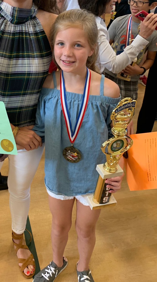 Congratulations to my beautiful daughter Julia for finishing elementary school. Straight A’s for K thru 5th grade.