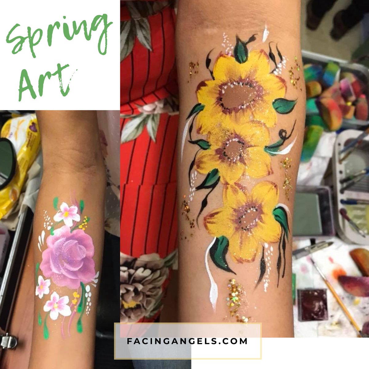 FacingAngels's tweet image. A little Spring Art 🌻🌸🌼🌷

#springtime #flowersofinstagram #bodyart #floralart #woodbridgeva #dmv