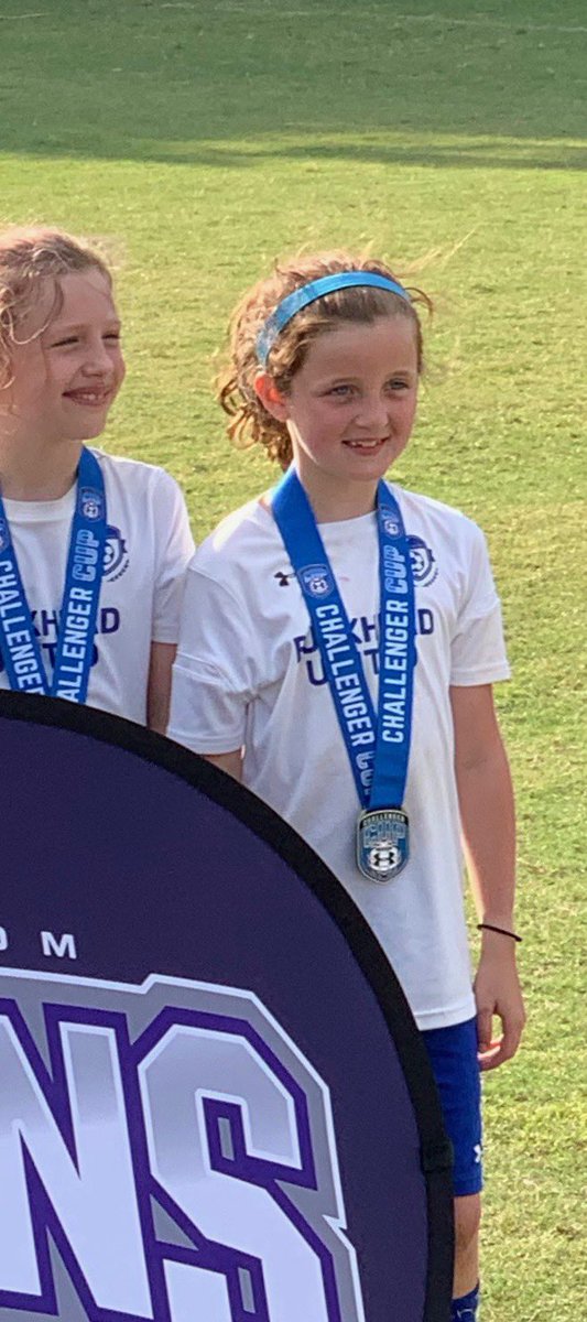 And congratulations to my beautiful daughter Cecilia and the Buckhead United girls for winning the Challenger Cup.