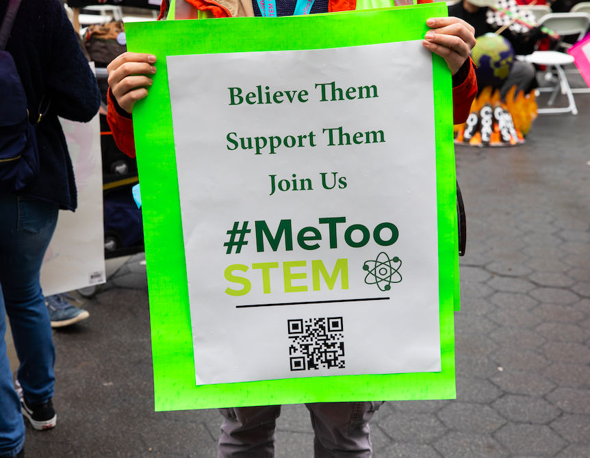 sciencemarchnyc's tweet photo. Believe them. Support them. Join us. #MeTooSTEM
#MarchForScience2019 https://t.co/OtDGO0THGH