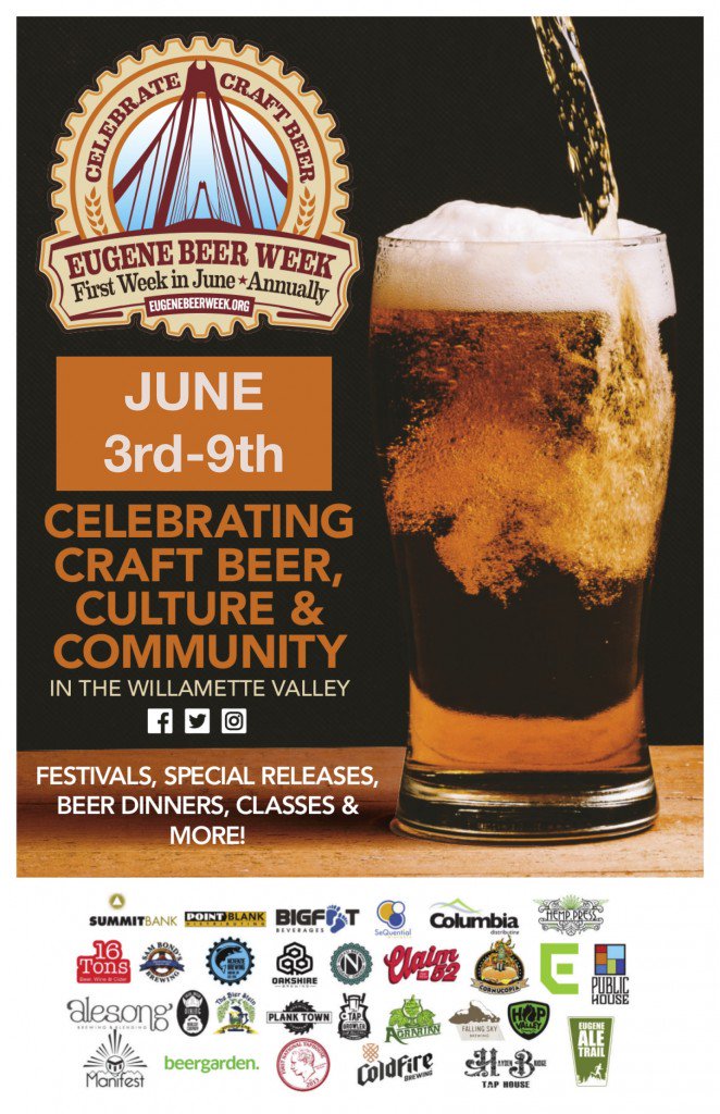 BREWPUBLIC's tweet photo. The 9th annual @EugeneBeerWeek returns on June 1st with nine days of beer events, beer releases and more! Details: https://t.co/5tAgsKKdxB #eugenebeerweek #eugenebeerweek2019 #beerweek #eugenebeer https://t.co/ceT3dEBZ20