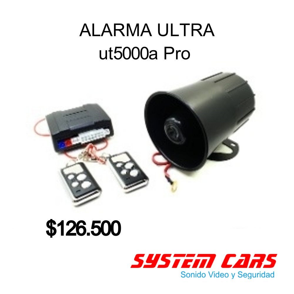 System_Cars's tweet photo. Alarma Ultra ut5000a Pro $126.5000 COP Whatsapp: 3208158975 https://t.co/zjc399bE7w