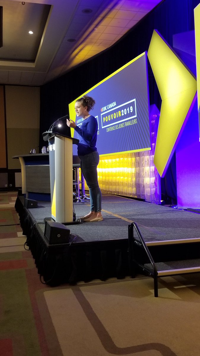 ufcwyip's tweet photo. We're very fortunate to have one of @TUACQC very own - Rosannie Filato join us to give an inspiring keynote address! #UFCWPower #canlab #cdnpoli #1u #ufcw #u https://t.co/spgTfOezhM