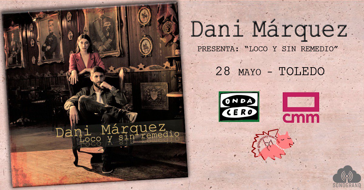 SonograndMusic's tweet photo. @DMarquezMusic presenta mañana su nuevo single #LocoYSinRemedio en #CastillaLaMancha 
No te lo pierdas! https://t.co/TKisS0TxJv