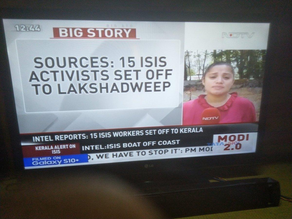 145ANYTHING but the 'T' word will do .. heck, let's go a step farther - let's call them 'Activists' in the main header and 'Workers' in the ticker below!Damn, are we smart or what!But, dear  #NDTV, if it is mere 'activists' visiting, why the hell is Kerala on alert, hainji?