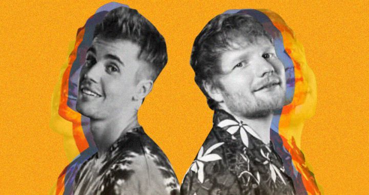 Los40's tweet photo. Nº1 histórico para @EdSheeran y @JustinBieber  , que entran directos al primer puesto de la lista 🔝 https://t.co/29Op5zg0yN Un hito que solo han logrado contados artistas 😱 https://t.co/4h1eVB1i4v