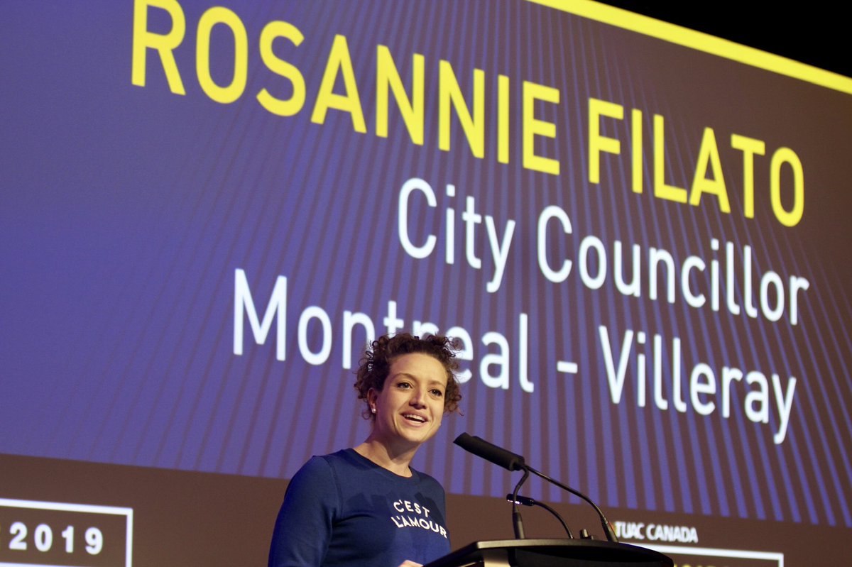 UFCWCanada's tweet photo. Now at #UFCWPower, our keynote speaker @RosannieFilato shares her experiences on building power in the political realm. #canlab #UFCW https://t.co/IJJSbUgP2i